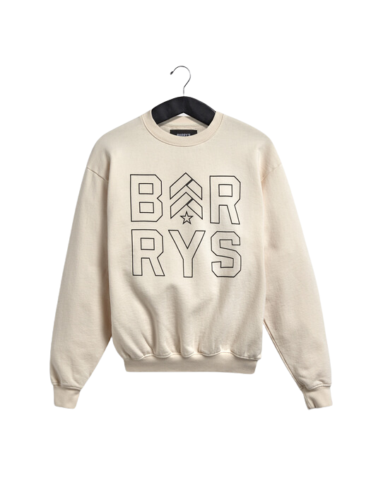 Barry's white color full sweater