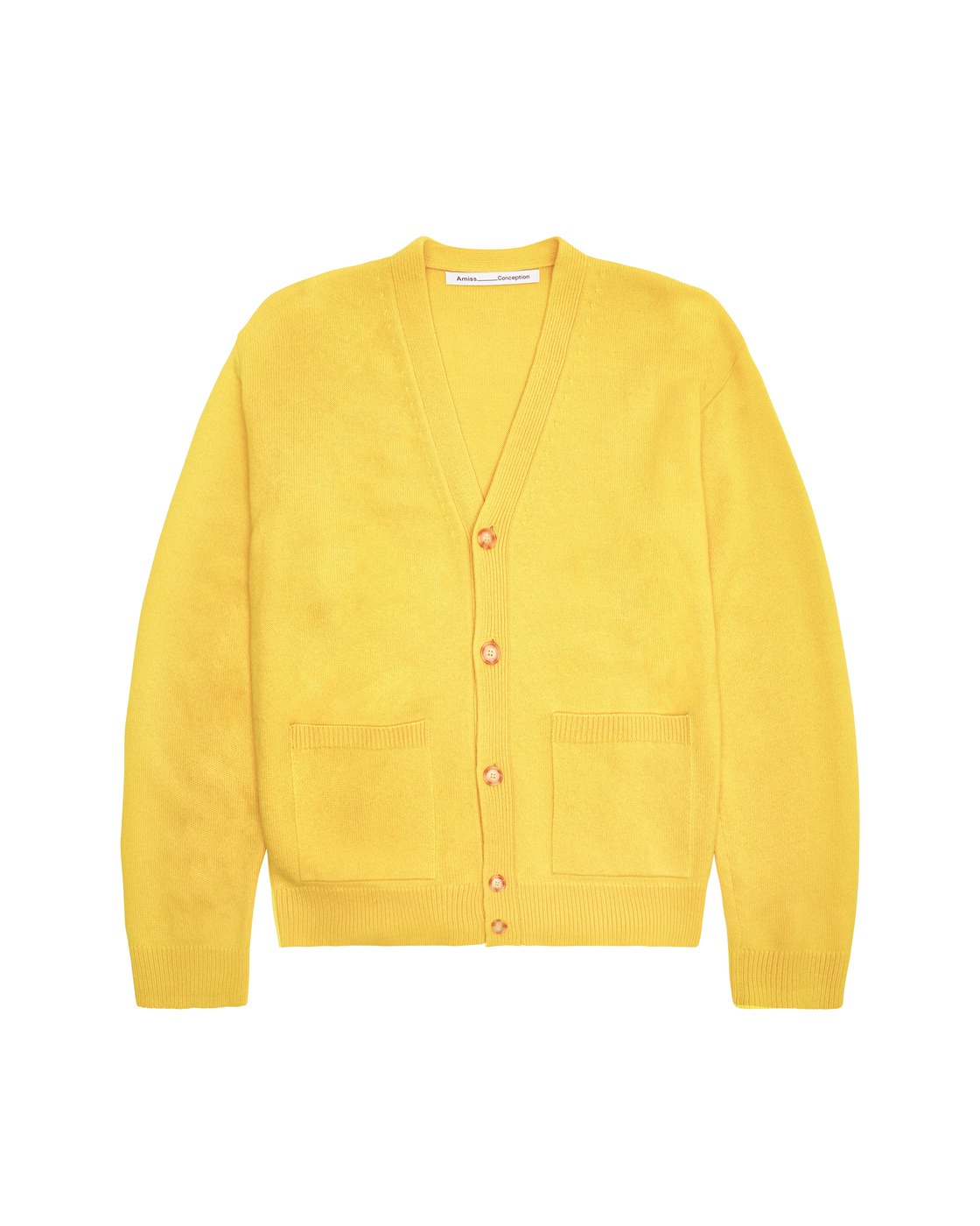 Yellow color sweater for woman