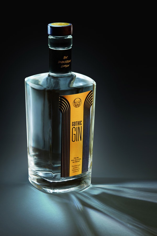 Image of a Gothic Gin bottle