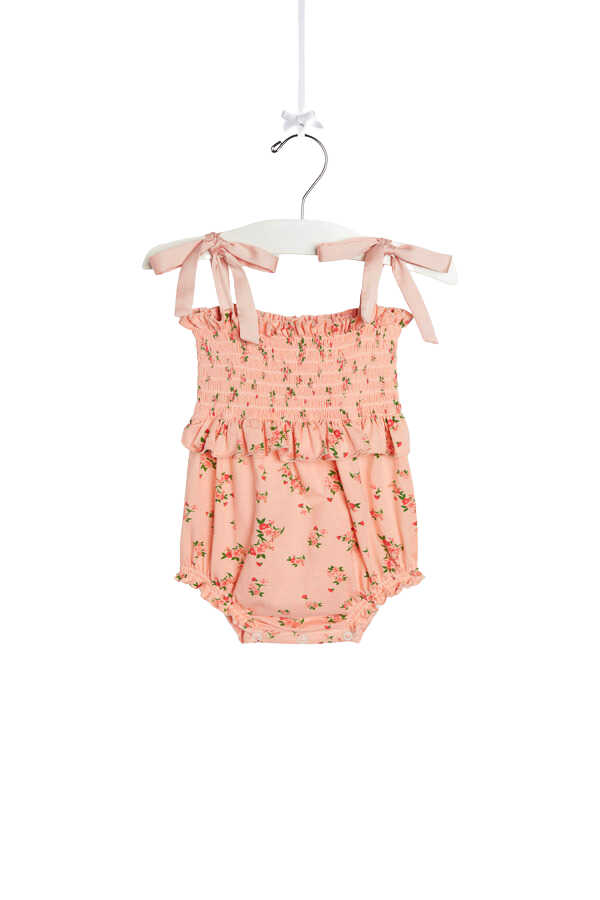Baby floral swimsuit with frills