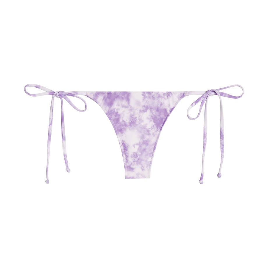 Purple tie dye Brazilian Thong