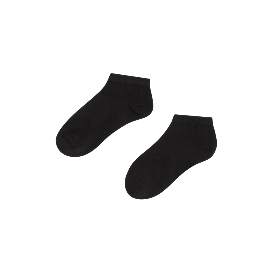 Black socks ankle length