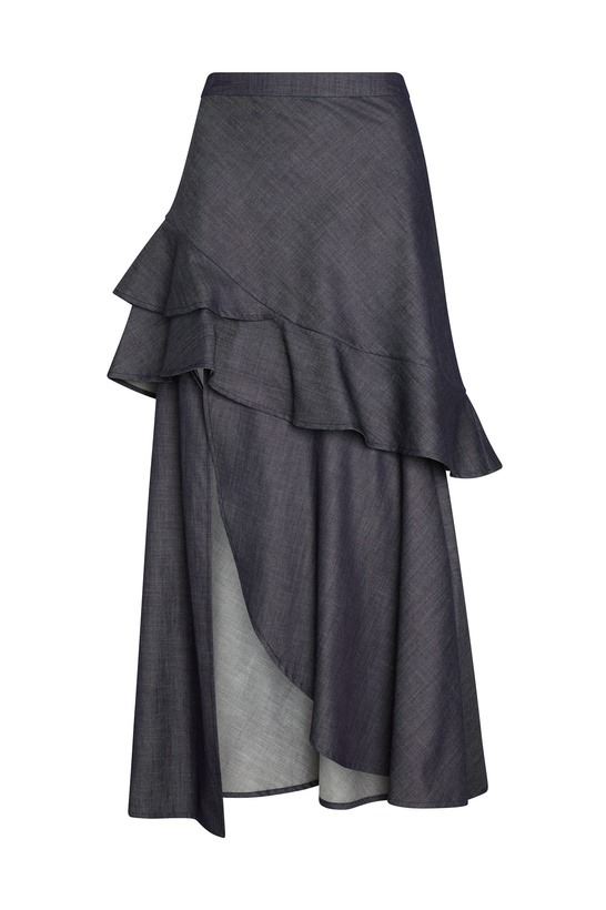 Image of a black pandora detachable skirt