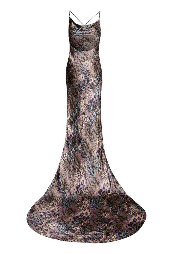 Image of a sheath silhouette prom dress