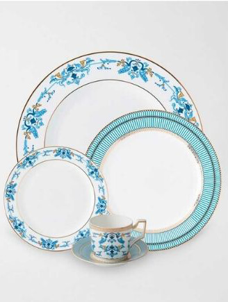 Plates, cup and saucer